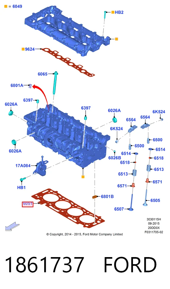 Juntas de culata Peugeot/Citroen 9841824780 precio, desde 36,51 EUR