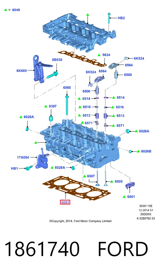 Comprar 9807092480 Peugeot/Citroen Junta de culata