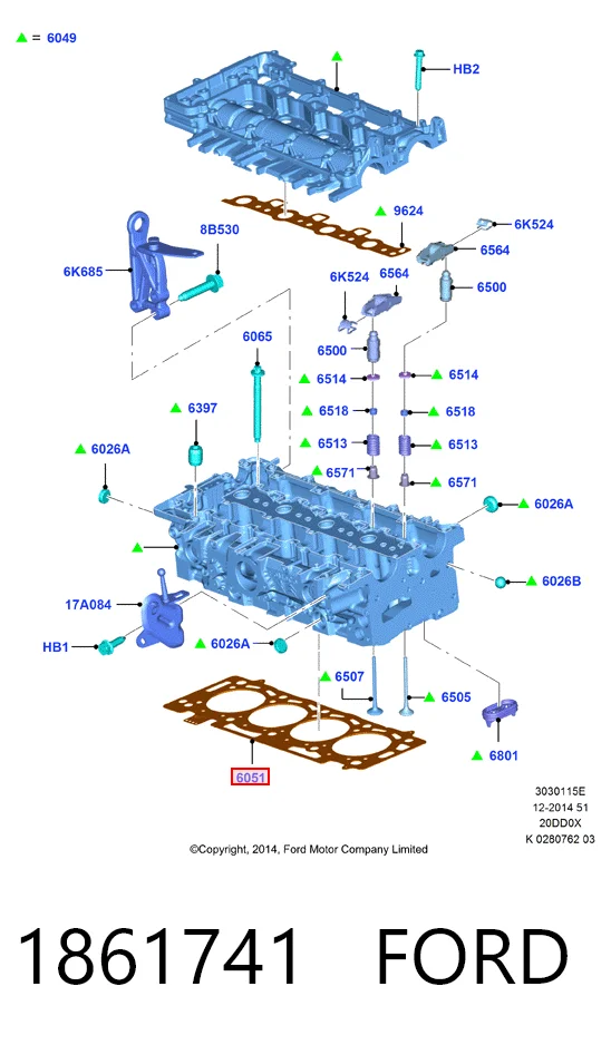  Junta de culata Ford Galaxy 3