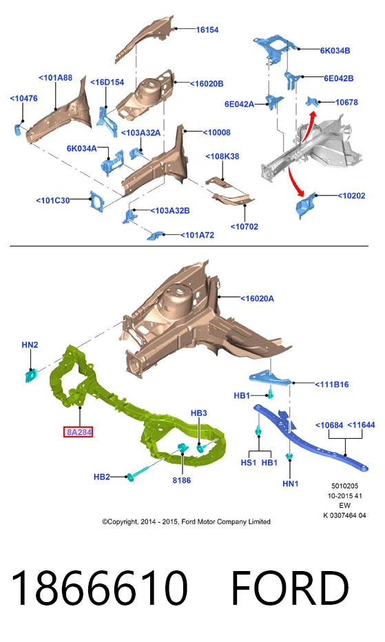 Comprar Soporte de radiador Ford Focus III CB8