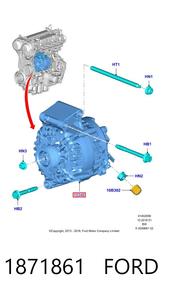  Alternador Ford Ka 