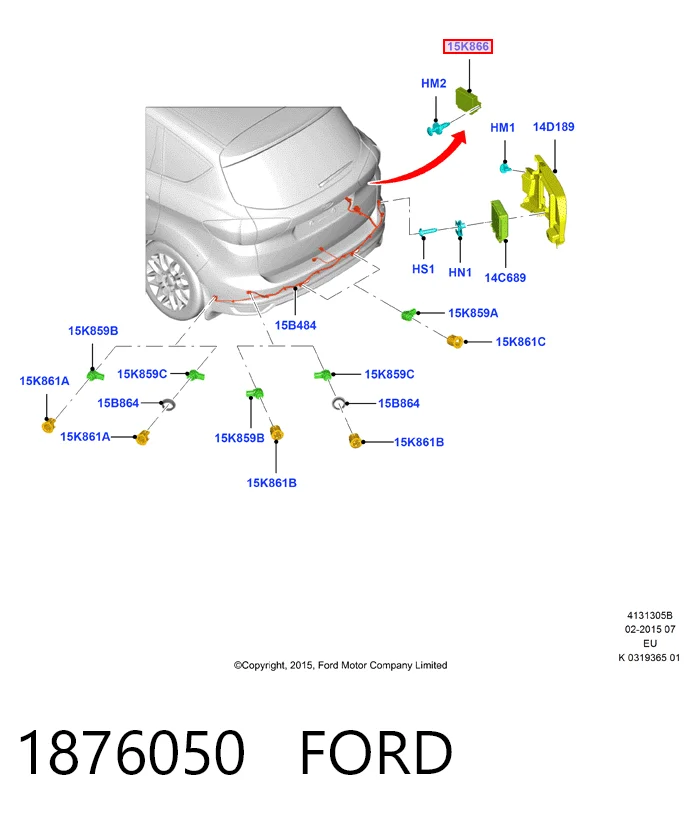 Paragolpes delantero para Opel Meriva B 