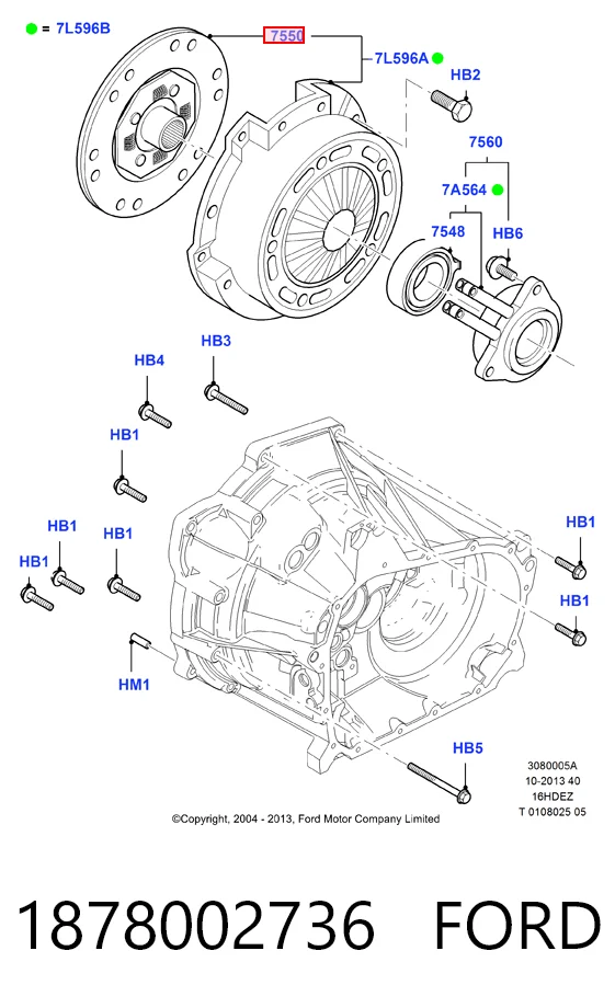 Comprar Disco de embrague Ford Fiesta Mk6 CB1