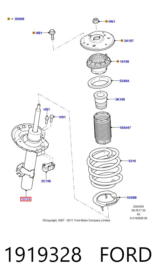 Amortiguadores Ford 1919328 precio, desde 62,50 EUR