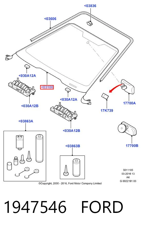 Comprar 2532D11 XYG Luna parabrisas