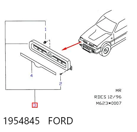 Comprar Parrilla del radiador Ford Maverick  UDS, UNS a bajo precio