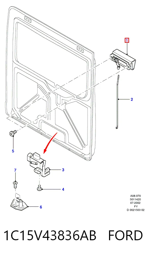 1C15V43836AB Ford