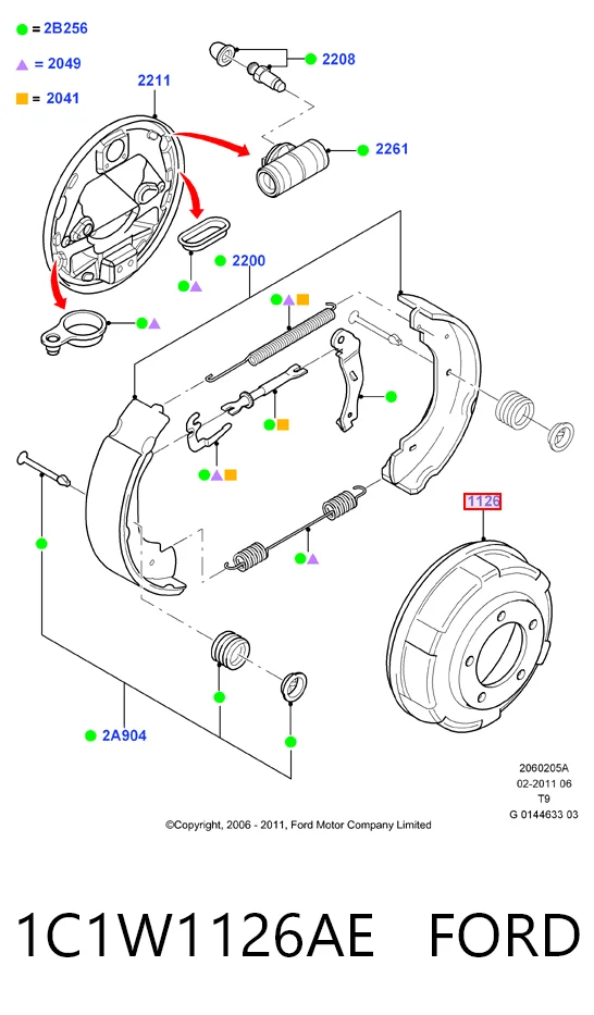 Comprar Tambor de freno trasero Ford Transit  V347/8 a bajo precio