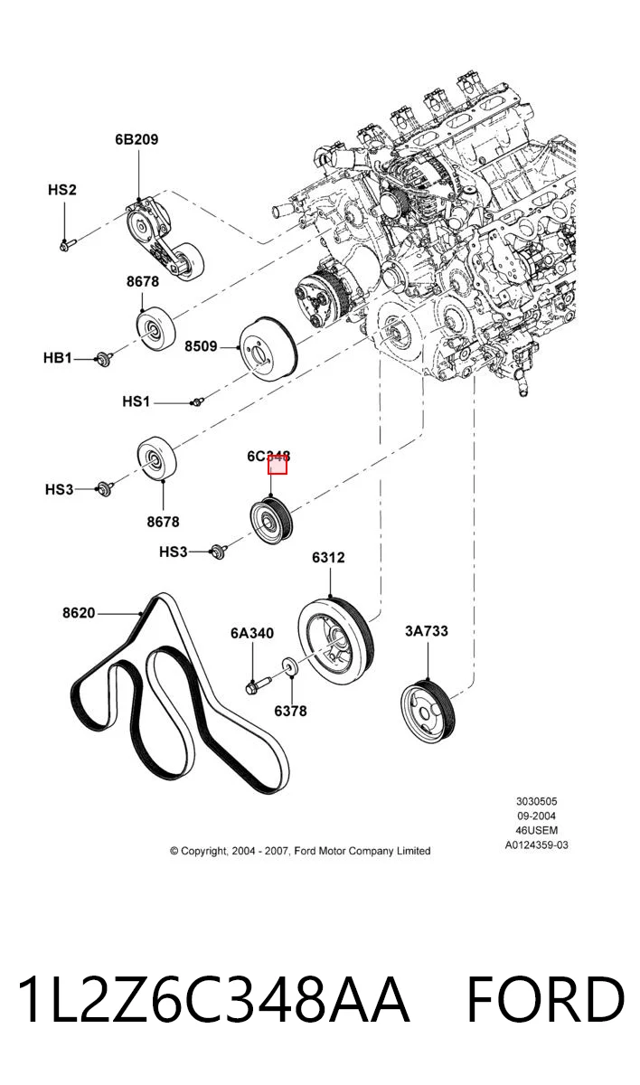 1L2Z6C348AA Ford