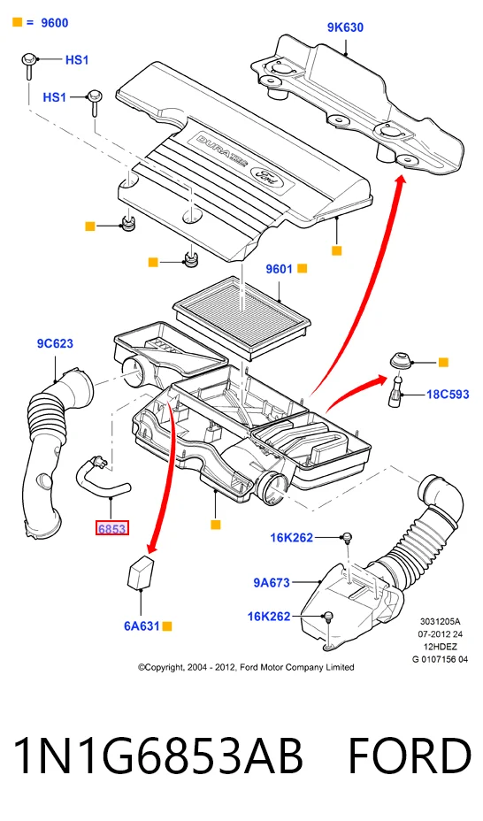 1N1G6853AB FORD
