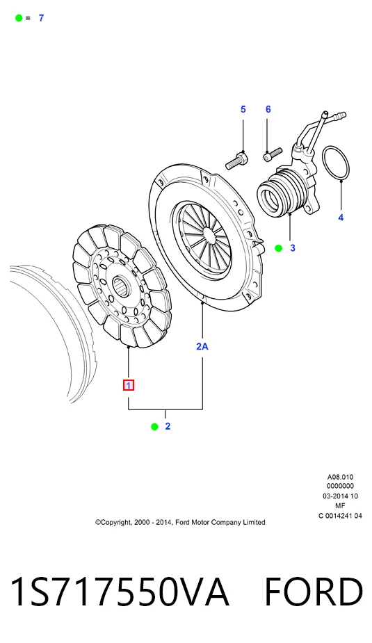Disco de embrague Ford Mondeo II (1996-2000)