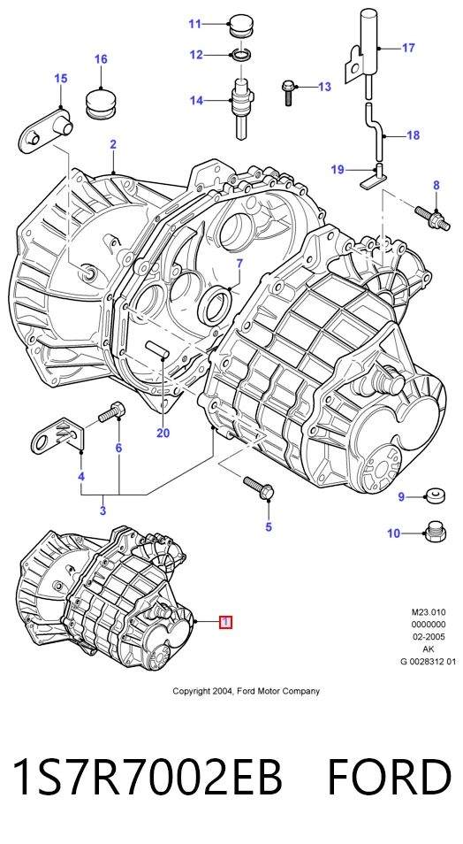 Transimisión manual para Ford Mondeo III B5Y