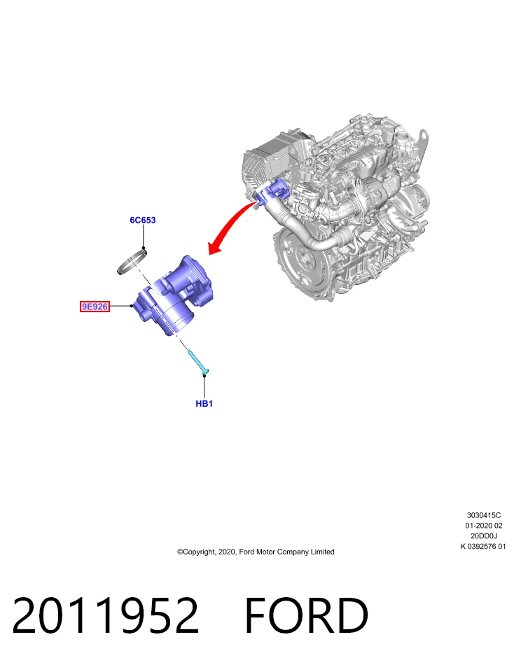 Cuerpo de aceleración completo Ford S-Max monovolumen (CDR) (2015 - 2026) precio, desde 90,02 EUR