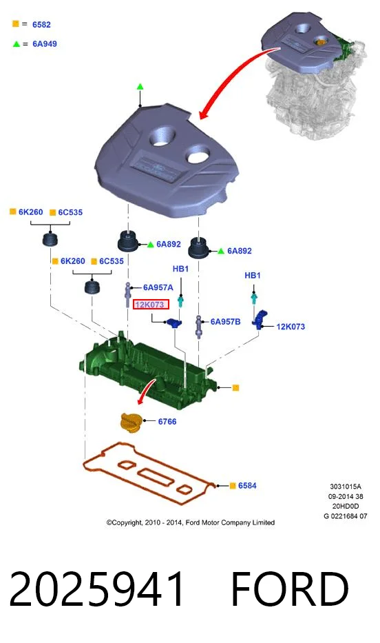 Comprar LR025258 Land Rover Sensor de posición del árbol de levas