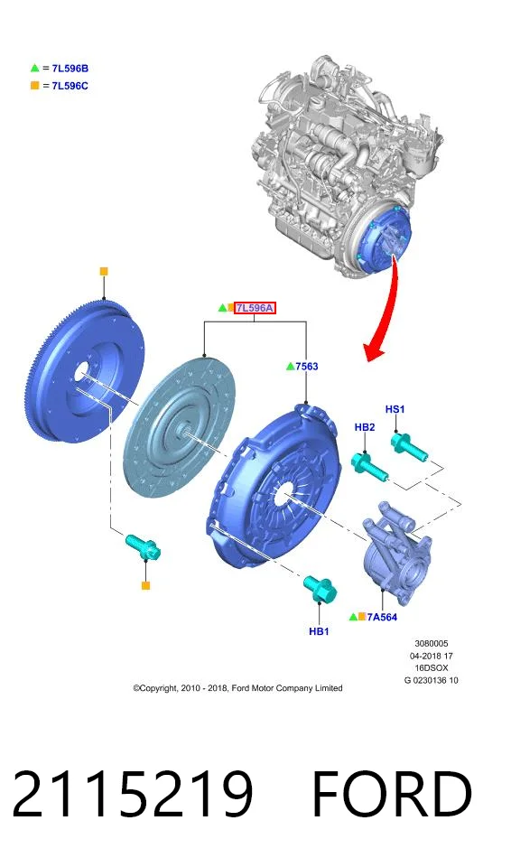 Embrague para Ford Ka UK, FK