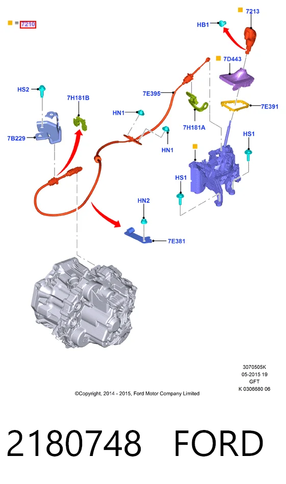 Comprar Palanca de cambios Ford Focus III CB8