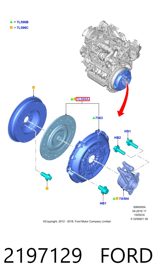 Kit completo de embrague Ford Ka  (UK, FK)