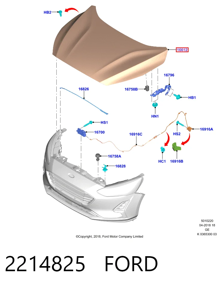 Capot Focus IV hatchback (2018-2026) original desde 261,64 €