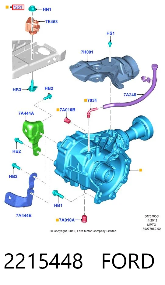 Comprar Caja de transferencia Ford Kuga II CBS a bajo precio