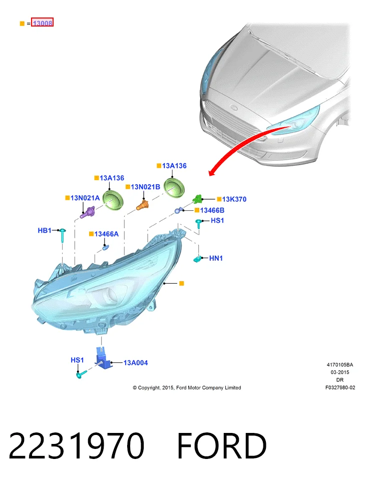 Comprar Faro izquierdo Ford S-Max  CDR