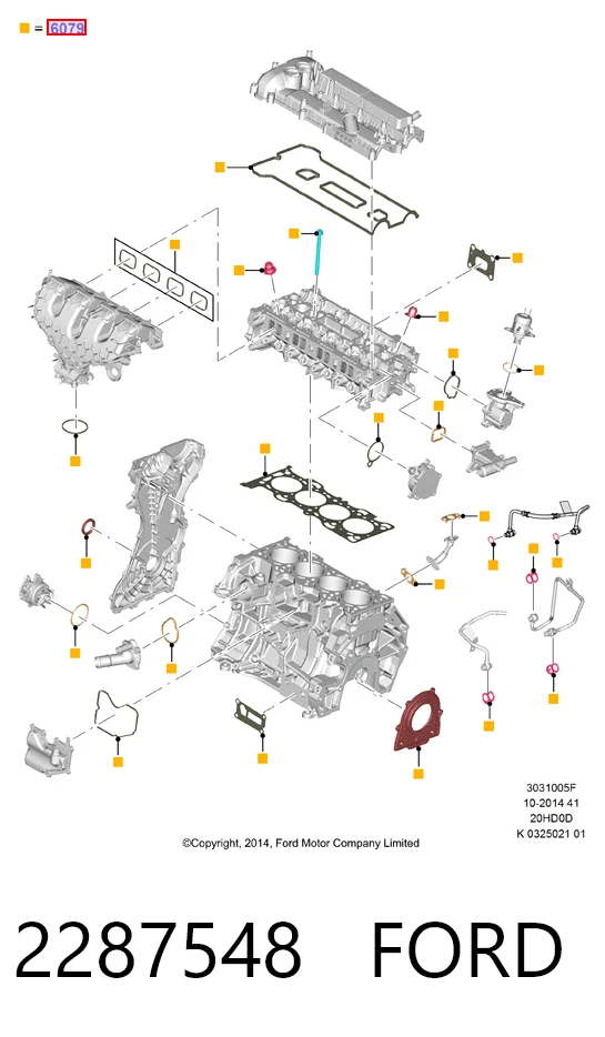 Kit completo de juntas Ford Galaxy III monovolumen (CK) (2015 - 2026) precio, desde 197,15 EUR