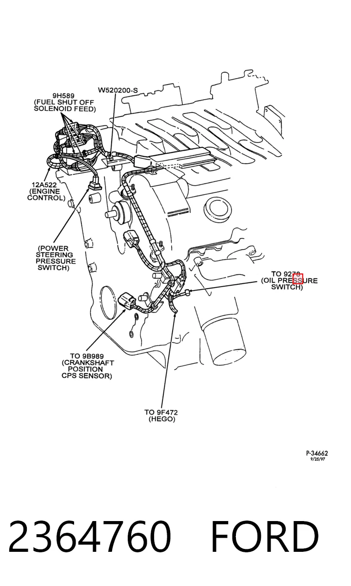 Comprar Sensor de presión de aceite Ford Escape  