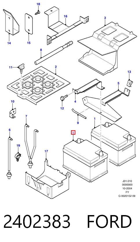 Batería para KIA Cerato  (LD)