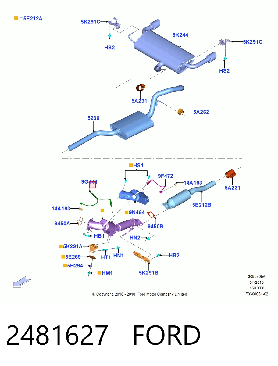  Sonda lambda Ford Fiesta 