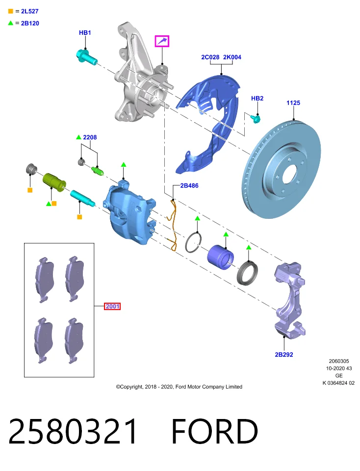 Pastillas de freno Ford Focus IV hatchback comprar en España