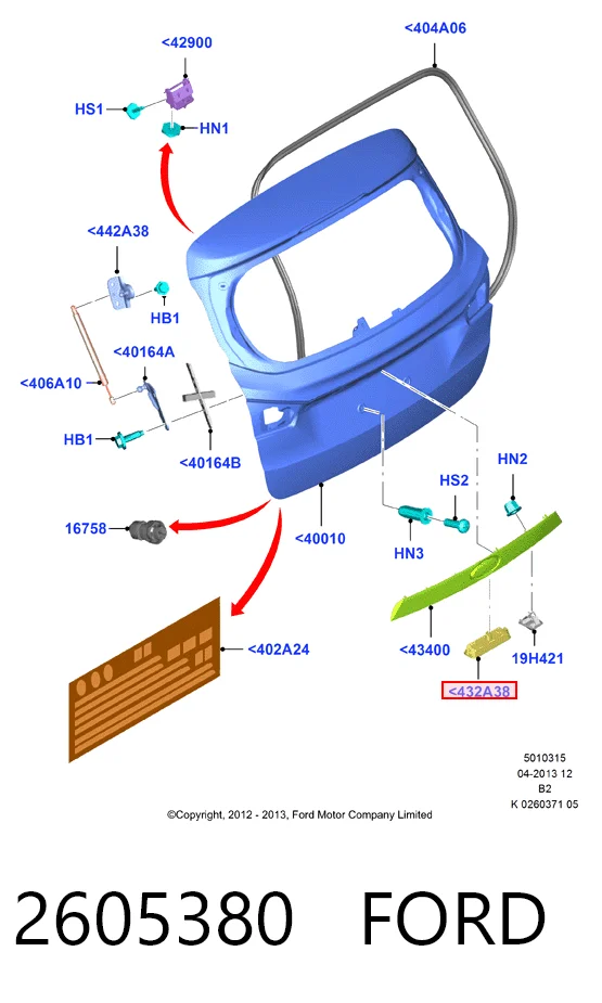 2605380 Ford