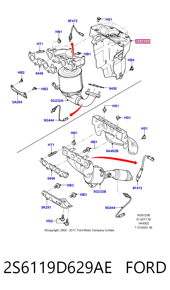 2S6119D629AE Ford Compresor climatizador