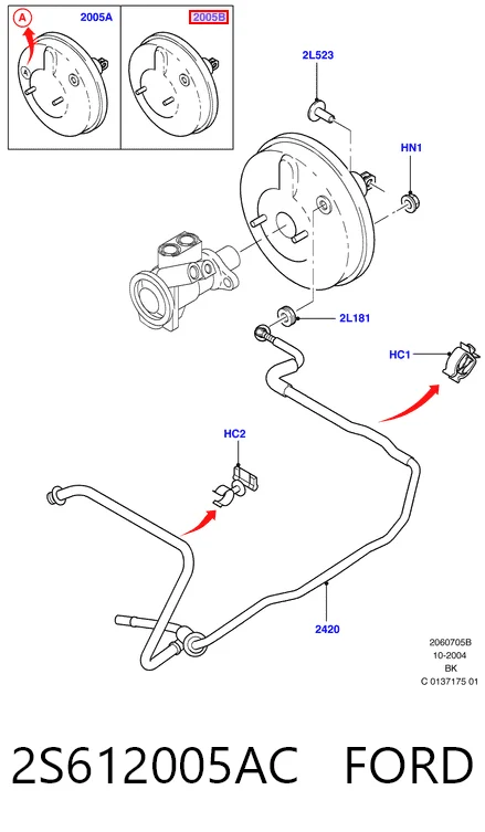 Comprar Servofreno Ford Fiesta Mk5 JH, JD