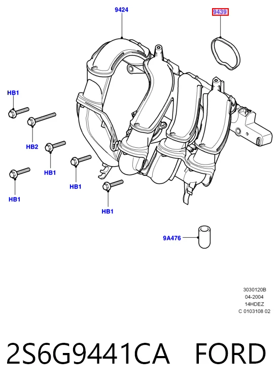 Comprar Junta de colector de admisión Ford Focus II CA5