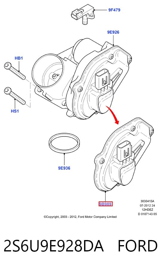 Comprar Sensor TPS Volvo S40 II MS