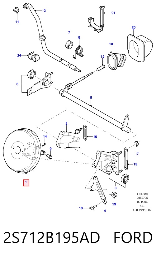 Servofreno Ford Mondeo III hatchback (B5Y) (2000 - 2007) precio, desde 75,50 EUR