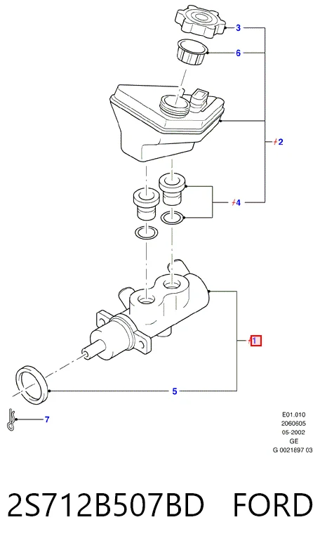 Comprar M24043 Brembo Cilindro maestro de frenos