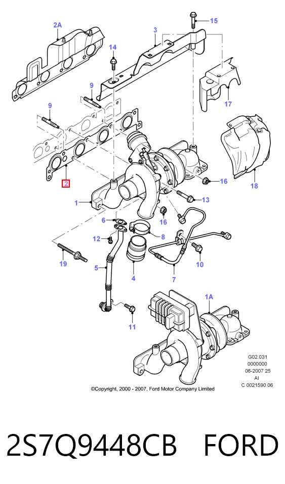 Junta colector escape Jaguar X-type sedán (CF1) (2001 - 2009) precio, desde 32,16 EUR
