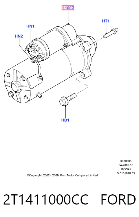 2T1411000CC Ford