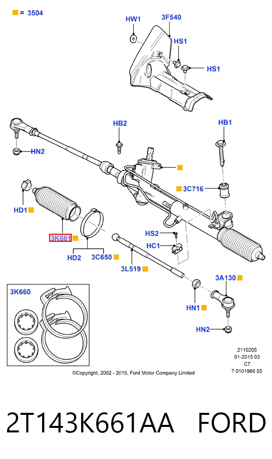 Comprar Fuelle de la cremallera de dirección Nissan Primera P11 a bajo precio