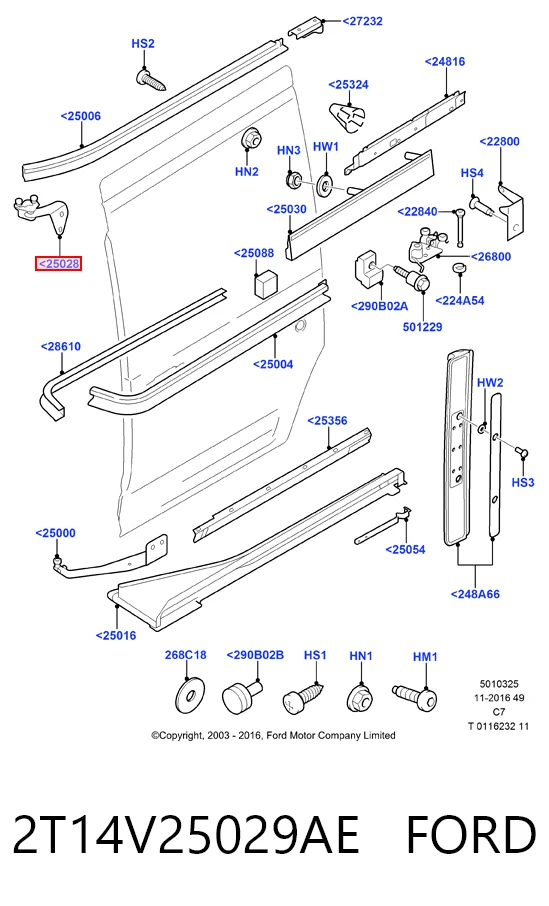 2T14V25029AE Ford