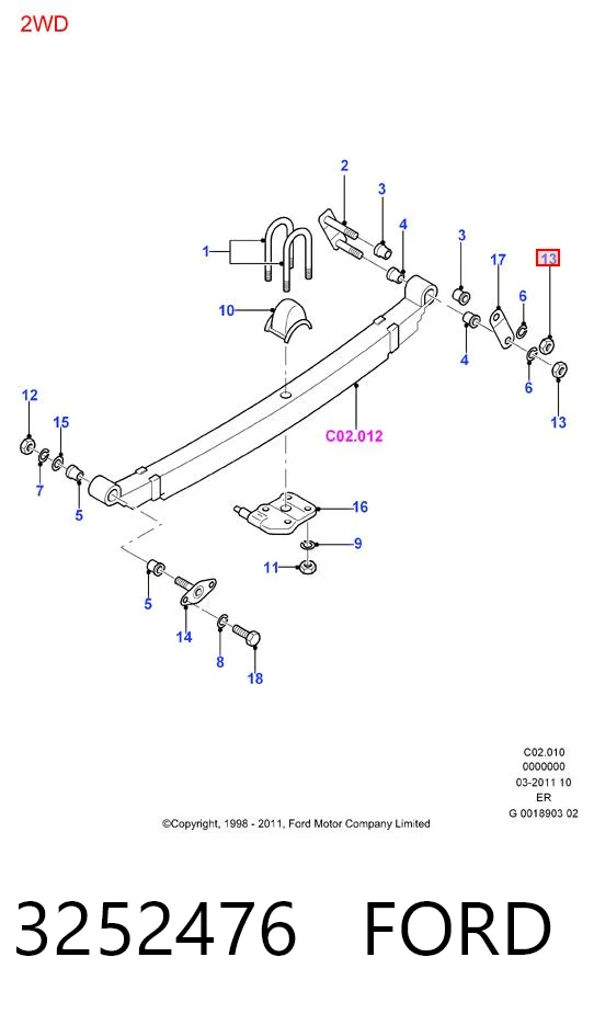 3252476 Ford
