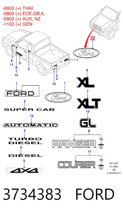3734383 Ford