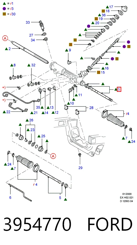 Brazo direccion coche Ford Ranger  desde 19,86 €