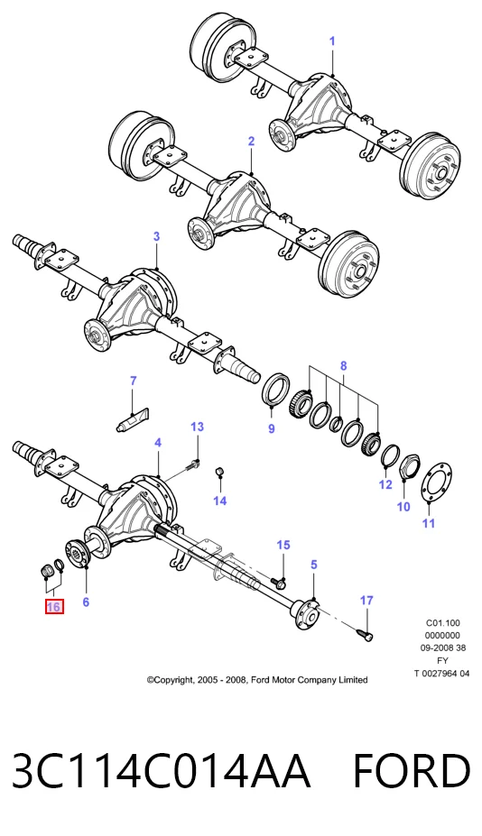 3C114C014AA Ford