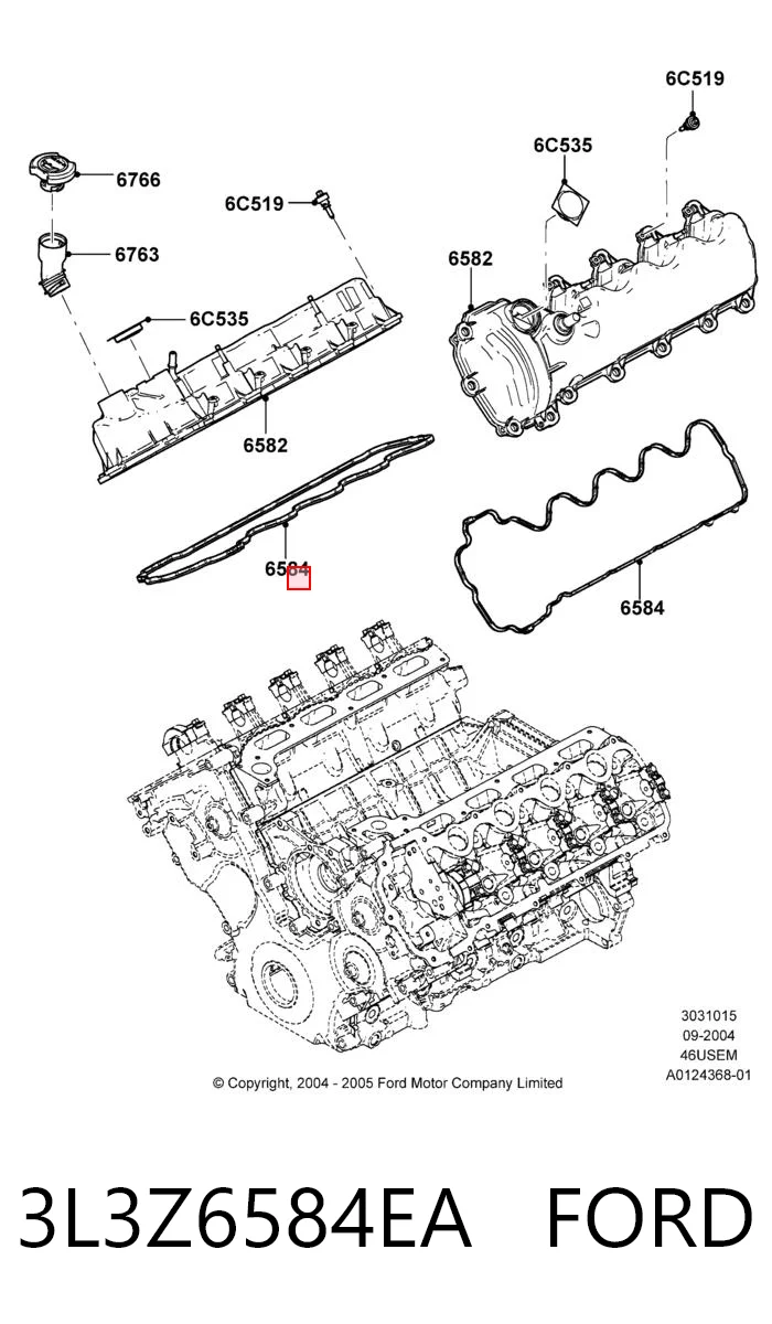 3L3Z6584EA Ford