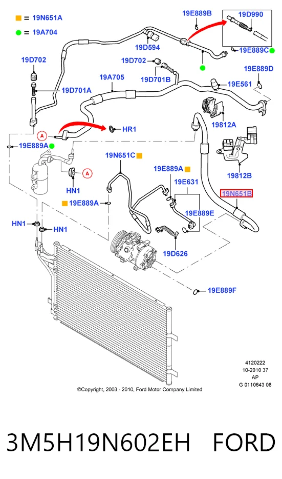 3M5H19N602EH Ford