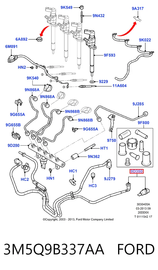 3M5Q9B337AA FORD