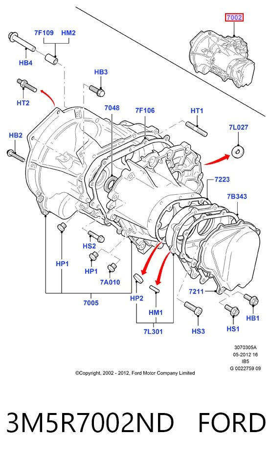 Caja de cambios mecánica Ford Focus II descapotable (CA5) (2006 - 2010) precio, desde 196,13 EUR