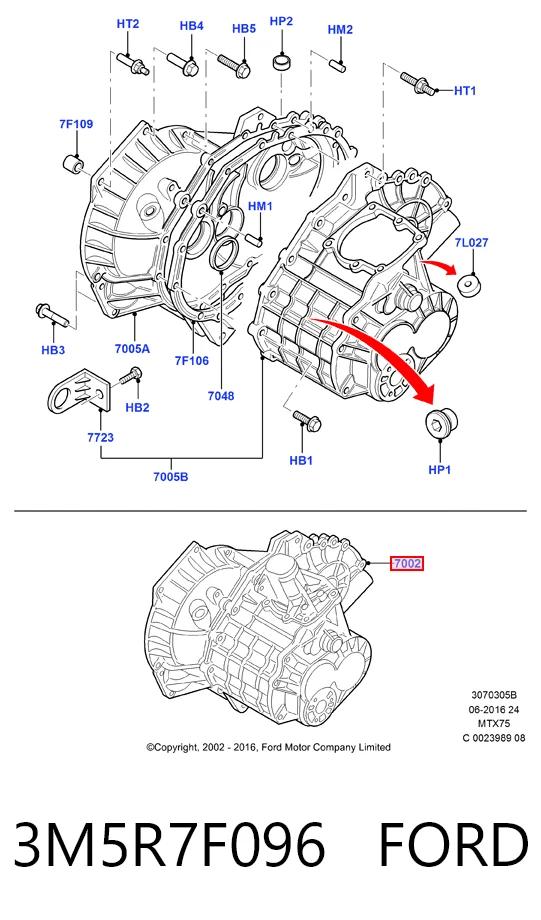 Caja de cambios manual Mazda 3 