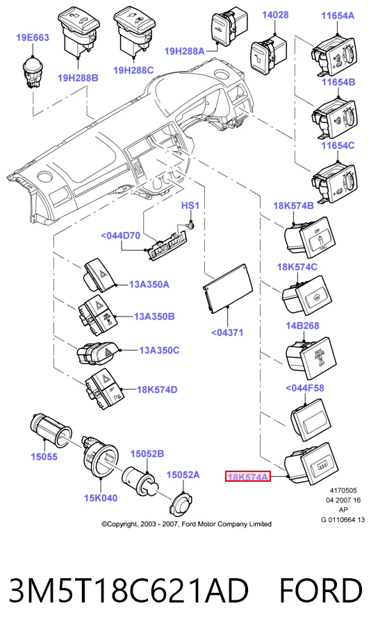3M5T18C621AD Ford
